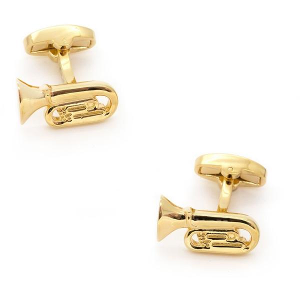 Clinks Gold Tuba Cufflinks with Gift Box — The Sydney String Centre