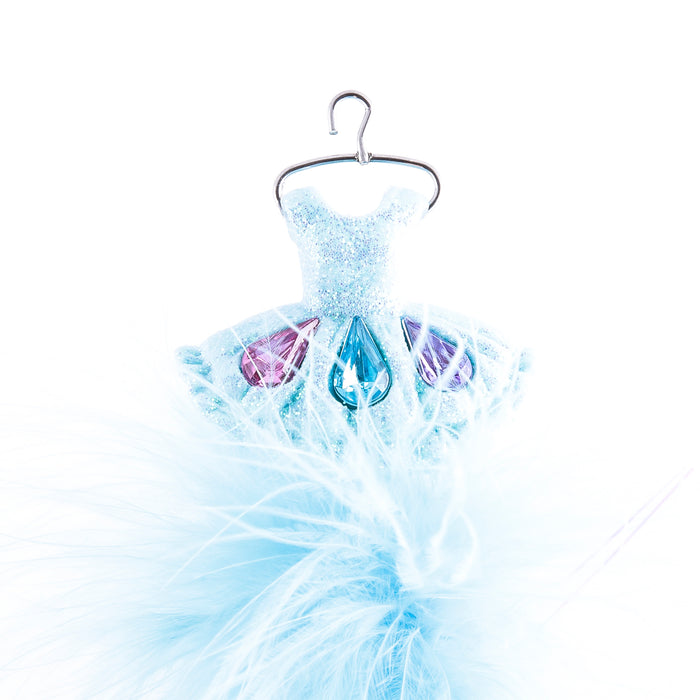 Ballet Pen Blue Fluffy Tutu with Jewels